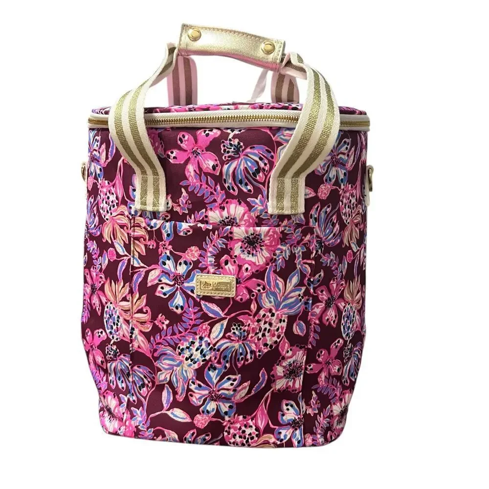 Lilly Pulitzer Deluxe Wine Carrier NWT